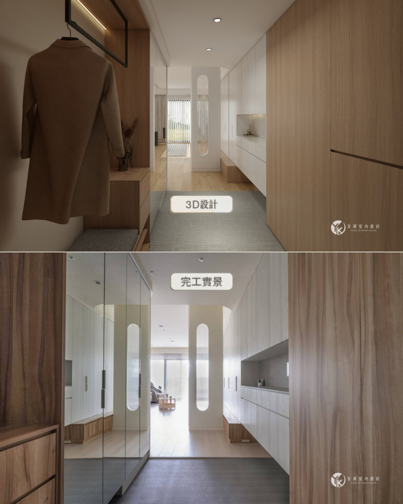 07-玄關走道-3D設計與完工實景-1080x1350