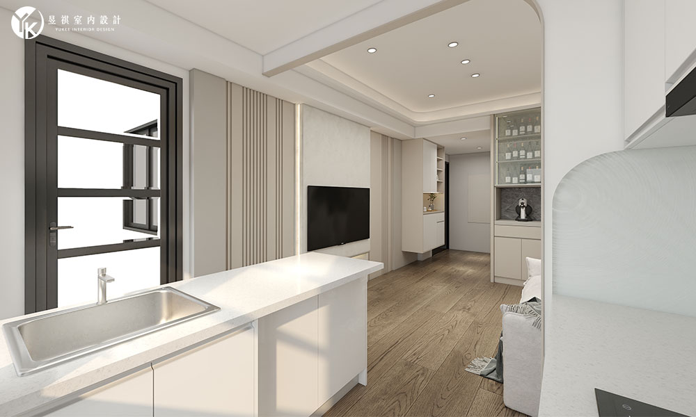 16-30 高雄小坪數裝潢 小坪數客餐廚延伸規劃