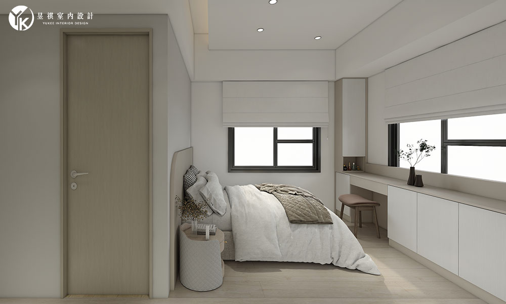 19-28 高雄小坪數裝潢 20坪臥室床位與動線設計