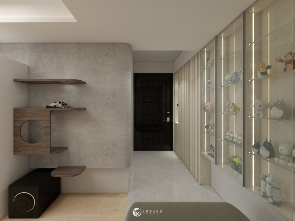 聯上3D玄關展示櫃與貓跳台106(2)